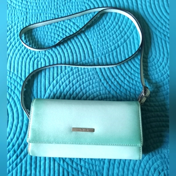 Simply Noelle Handbags - Simply Noelle mint green small crossbody removable strap or wallet